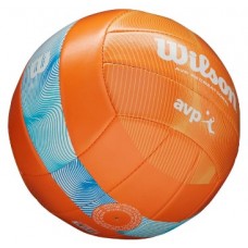М"яч волейбольний Wilson AVP Movement VB OF №5, помаранчевий-синій, код: 097512651301