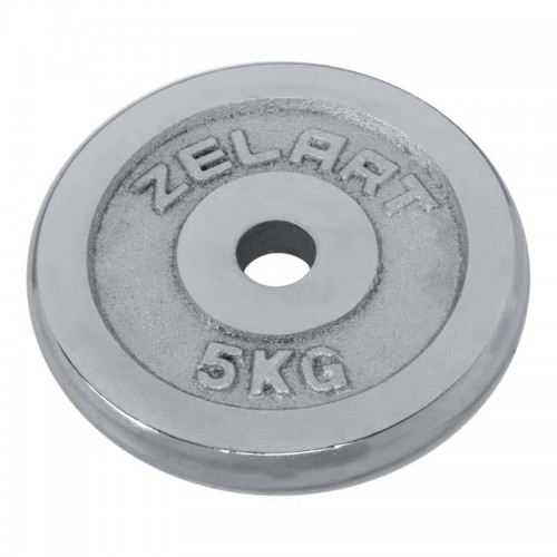 Диски хромовані Zelart d-30мм, 5кг, код: TA-7786-5-S52 Диски хромовані Zelart d-30мм, 5кг, код: TA-7786-5-S52