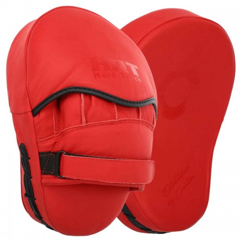 Лапа вигнута для боксу та єдиноборств Hard Touch 190x50x250 мм, 2шт, червоний, код: BO-4231_R