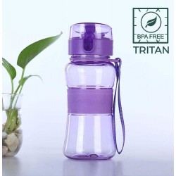 Пляшка для води Casno Tritan 400 мл, фіолетова, код: KXN-1104_Purple_Tritan