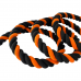 Канат для лазіння Orlins CrossFit х/б 5 м, діаметр 40 мм з кронштейном, помаранчево-чорний, код: RO-164
