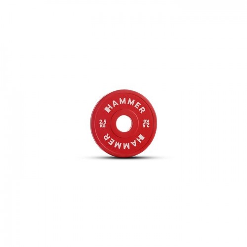 Бамперний диск Hammer 2,5 кг, червоний, код: 17050-S25