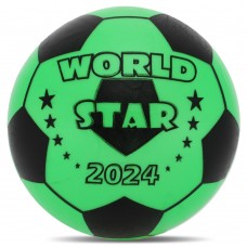 М'яч гумовий PlayGame World Star 23см, різнокольоровий, код: FB-8575-S52