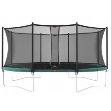 Батут Berg Grand Favorit 520 Green + захисна сітка Safety Net Deluxe, код: 30.25.65.71