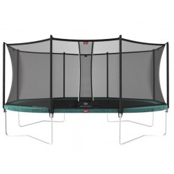 Батут Berg Grand Favorit 520 Green + захисна сітка Safety Net Deluxe, код: 30.25.65.71