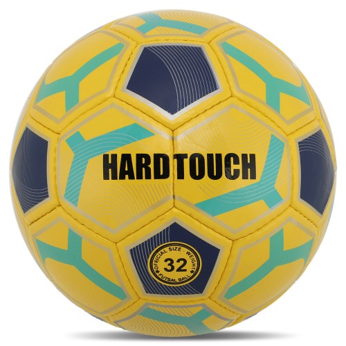 М"яч для футзалу Hard Touch №4, жовтий-блакитний, код: FB-5040-S52