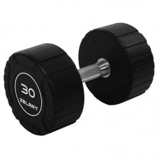 Гантель цільна професійна CPU покриття Zelart 1х30кг, чорний, код: TA-3111-30