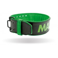 Пояс шкіряний для важкої атлетики MadMax Quick Release Belt L, чорний-сірий, код: MFB-302_L