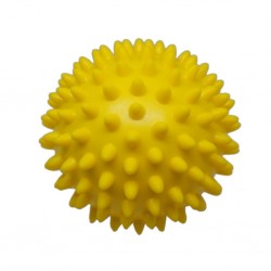 М"яч масажний надувний SNS D10 (70Гр)-Ж d=100мм, жовтий, код: 12513-SNS