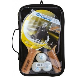 Набір для пінг-понгу Donic Persson 500 cork 2-Player Set (2ракетки+чохол+3м'яча), код: 4000885884906