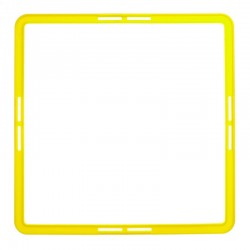 Тренувальна наземна сітка PlayGame Hexagon Agility Grid квадратна 425х425 мм, салатовий, код: C-1411_LG