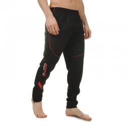 Штани спортивні чоловічі Lidong 2XL, зріст 175-180, чорний-червоний, код: LD-9201_2XLBKR