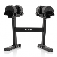 Селекторні гантелі Hammer SmartLock 2х20 кг, код: 17353-S25 Селекторні гантелі Hammer SmartLock 2х20 кг, код: 17353-S25