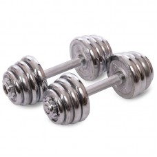 Гантелі розбірні хромовані BioGym 2х10 кг, код: TA-8209-20 Гантелі розбірні хромовані BioGym 2х10 кг, код: TA-8209-20