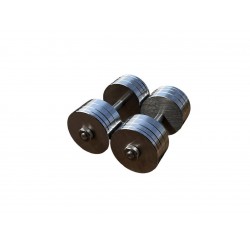 Гантелі металеві розбірні HardSport 2х30 кг, без покриття, код: HS50272 Гантелі металеві розбірні HardSport 2х30 кг, без покриття, код: HS50272