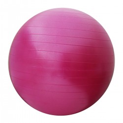 М"яч для фітнесу (фітбол) SportVida Anti-Burst 650 мм, рожевий, код: SV-HK0289