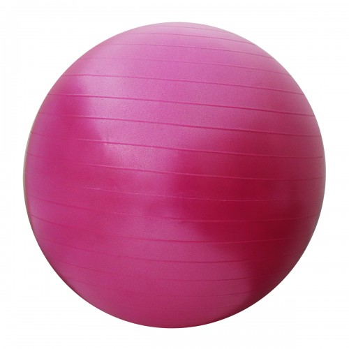 М"яч для фітнесу (фітбол) SportVida Anti-Burst 650 мм, рожевий, код: SV-HK0289
