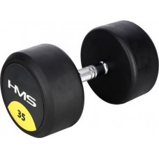 Гантель прогумована HMS HG Pro 1х35 кг, код: M-6421381-IN