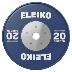 Диск олімпійський обгумований Eleiko IWF 20 кг, синій, код: 3001119-20-IA