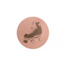 Наклейка (жетон) на медаль PlayGame Роликові Ковзани d-25 мм бронза, код: 25-0087_B