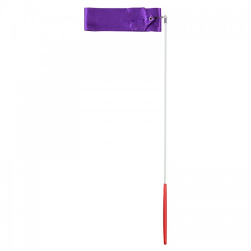 Стрічка гімнастична FitGo 4м, фіолетовий., код: TA7134-4-V-WS