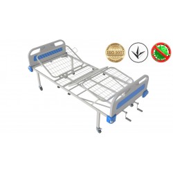 Ліжко медичне функціональне Атон КФ-4-МП-БП-К75 з пластиковими бильцями і колесами 75 мм, код: 1582413270-A Ліжко медичне функціональне Атон КФ-4-МП-БП-К75 з пластиковими бильцями і колесами 75 мм, код: 1582413270-A