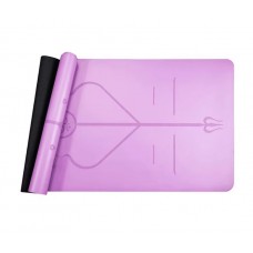 Мат для йоги Generation Fitness 1830х610х6 мм, фіолетовий, код: 523391-AX