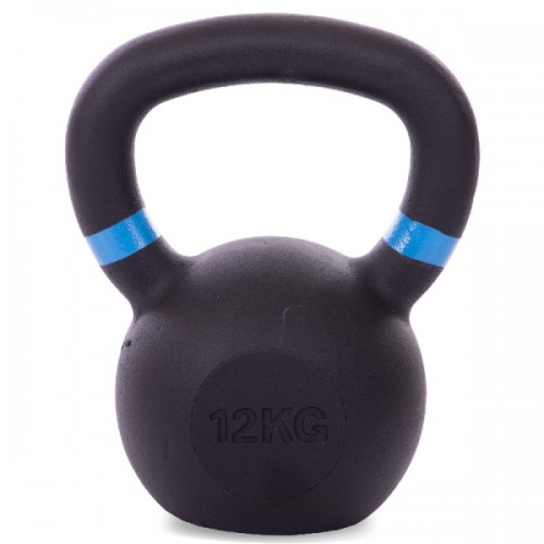 Гиря тренувальна чавунна Generation Fitness FF51F2-12kg 12 кг, чорний, код: 523007-AX