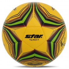 М"яч футбольний Star Ting Match 4 Hybrid №4 PU, жовтий, код: SB3154C-05-S52 М"яч футбольний Star Ting Match 4 Hybrid №4 PU, жовтий, код: SB3154C-05-S52