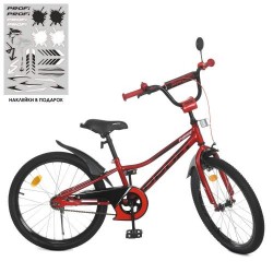 Велосипед дитячий Profi Kids Prime d=20, червоний, код: Y20221-1-MP