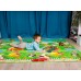 Дитячий двосторонній килимок PlayBaby Англійській алфавіт/зоопарк 1500x1800x10 мм, код: 1293114413-E