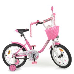 Велосипед дитячий Profi Kids Ballerina d=18, рожевий, код: Y1881-1-MP