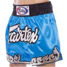 Шорти для тайського боксу та кікбоксингу Fairtex S блакитний, код: BS0631_SN