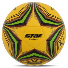 М"яч футбольний Star Ting Match 4 Hybrid №4 PU, жовтий, код: SB3154C-05-S52