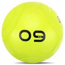 Слембол м"яч набивний для кросфіту та фітнесу Mdbuddy Slam Ball 9кг, салатовий, код: FI-1774-9