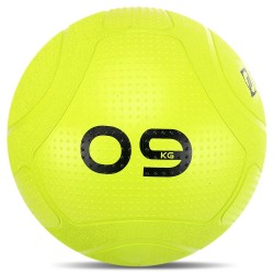 Слембол м"яч набивний для кросфіту та фітнесу Mdbuddy Slam Ball 9кг, салатовий, код: FI-1774-9