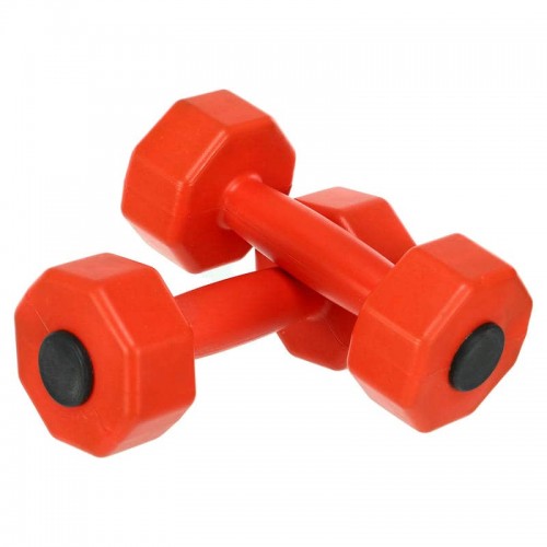 Гантелі для фітнесу пластикові Champion 2х2кг, червоний, код: TA-9820-2_R