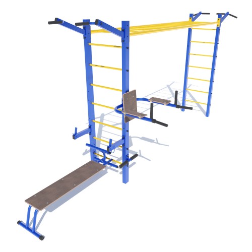 Універсальний вуличний тренажер Brustyle з рукоходом, код: SG201.1 Універсальний вуличний тренажер Brustyle з рукоходом, код: SG201.1