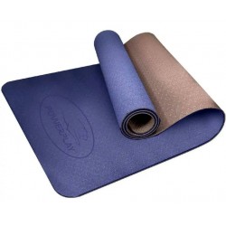 Коврик для йоги і фітнесу PowerPlay Premium 1830x610x6 мм, синій, код: PP_4150_Blue