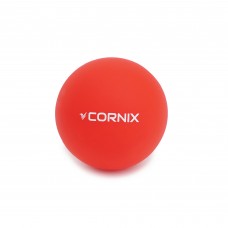 Масажний м"яч Cornix Lacrosse Ball 63 мм, червоний, код: XR-0117