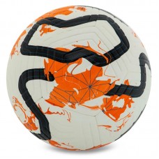 М"яч футбольний PlayGame №5, білий-помаранчевий, код: FB-9823_OR