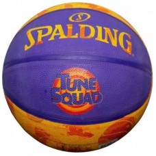 М"яч баскетбольний Spalding Spage Jam Tune Squad №5, синій-помаранчевий, код: 689344413181