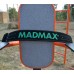 Пояс шкіряний для важкої атлетики MadMax Suede Single Prong XXL, чорний-сірий, код: MFB-301_XXL