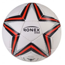 М"яч футбольний Ronex Star №4, білий, код: RX4-STR24-WS