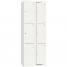 Металеві коміркові шафи Emby 500x600x1800 мм, код: ШЯ-300/2-3 Металеві коміркові шафи Emby 500x600x1800 мм, код: ШЯ-300/2-3