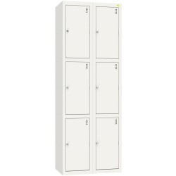 Металеві коміркові шафи Emby 500x600x1800 мм, код: ШЯ-300/2-3 Металеві коміркові шафи Emby 500x600x1800 мм, код: ШЯ-300/2-3