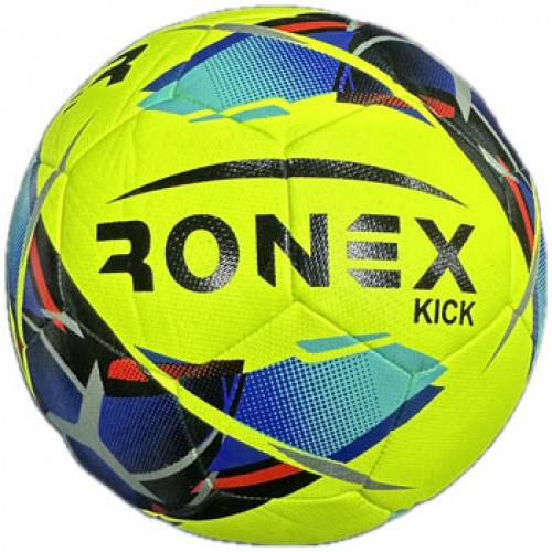 М"яч футбольний гібридний Ronex Kick №4, жовтий, код: PHG20245-WS М"яч футбольний гібридний Ronex Kick №4, жовтий, код: PHG20245-WS