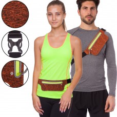 Ремінь-сумка для бігу та велопрогулянки BioGym помаранчевий, код: 1000A_OR