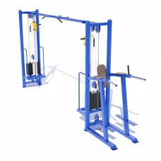 Вуличний тренажер Brustyle Кросовер з комбінованим верстатом, код: SG155.1 Вуличний тренажер Brustyle Кросовер з комбінованим верстатом, код: SG155.1