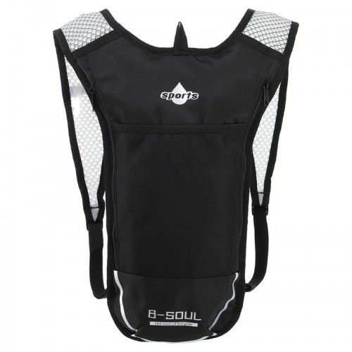 Рюкзак мультиспортивний PlayGame 4,5 л, чорний-срібний, код: M-9328_BKGR
